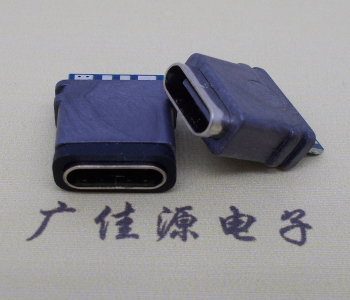 惠东焊线type-c防水母座带pcb板接