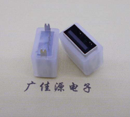 惠东USB连接器接口 10.5MM防水立插母座 鱼叉脚