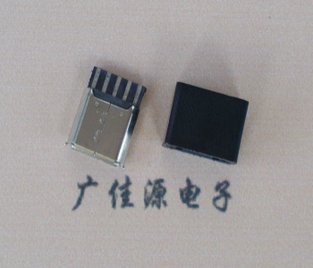 惠东麦克-迈克 接口USB5p焊线母座 带胶外套 连接器