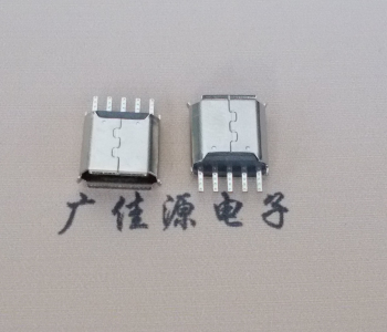 惠东Micro USB接口 母座B型5p引脚焊线无后背