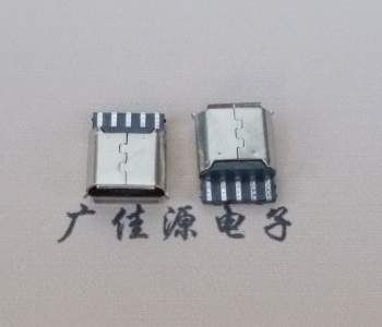 惠东Micro USB5p母座焊线 前五后五焊接有后背