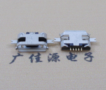 惠东MICRO USB 5P接口 沉板1.2贴片 卷边母座
