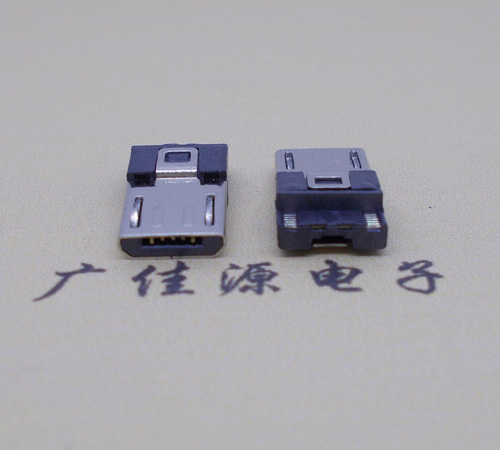 惠东MICRO 5P公头 焊线 外露6.75MM单排2 3短路
