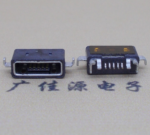 惠东MICRO USB防水AB型口母头3D图纸封装