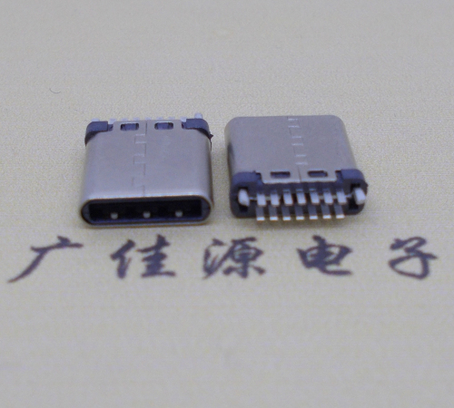惠东type-c14p公头铆合有地线接口厚2.7mm