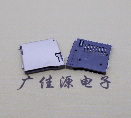 惠东 厂家直销TF-卡座9p自弹网络储存卡座尺寸规格齐全