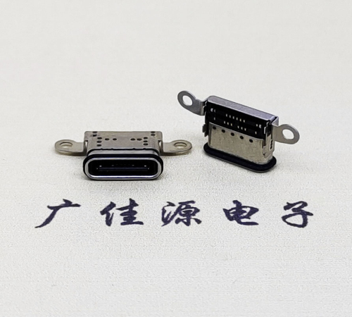 惠东USB 3.1C口.TYPE-C16P防水双排贴插座带螺丝孔
