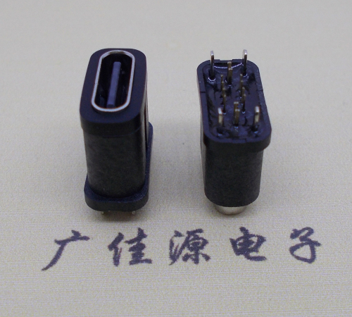 惠东type-c16pin防水母座,防水等级IPX7高度系列6.8/7.30/7.60/8.20/10.0/10.5/15.0